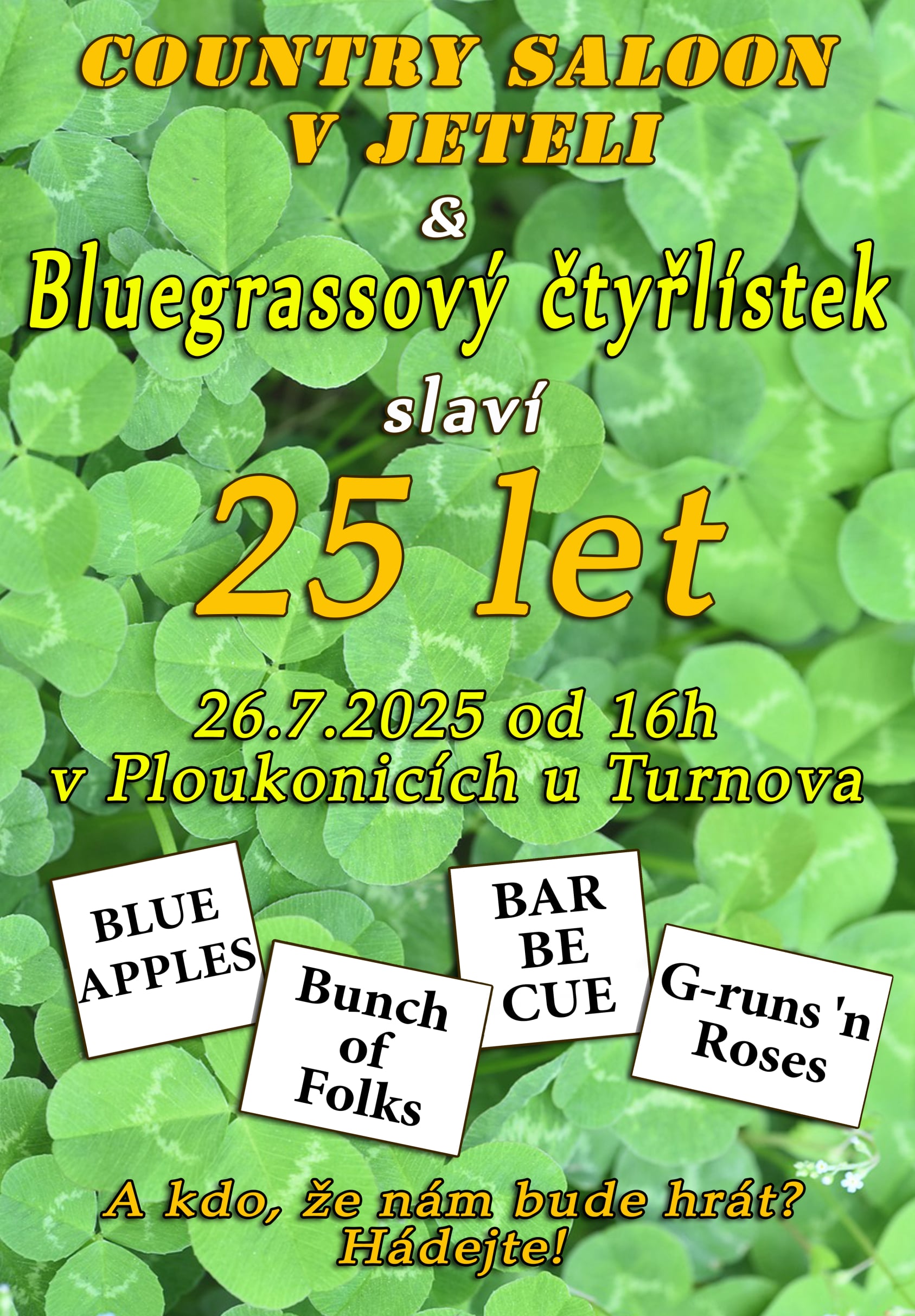 Bluegrassový Čtyřlístek 2025